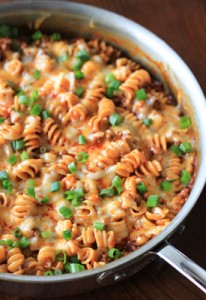 One Pan Enchilada Pasta